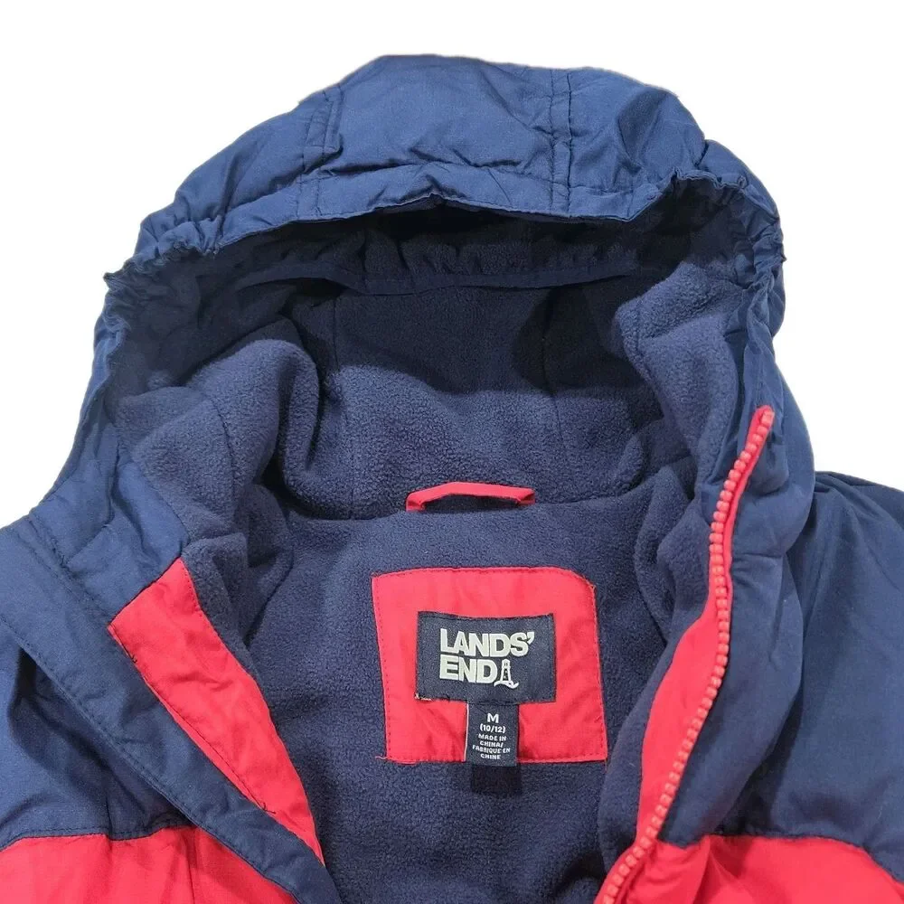 Lands End red warm